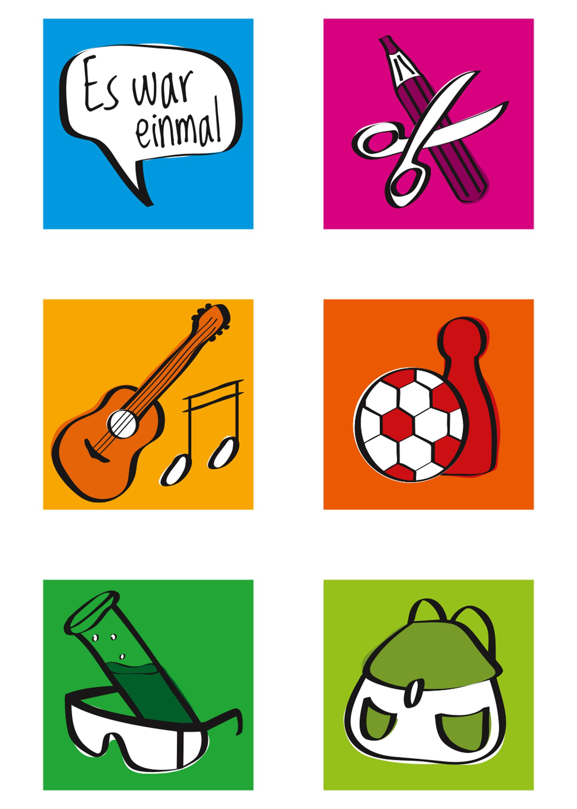 Iconset zum Kitaprojekt Freddi der Hamster