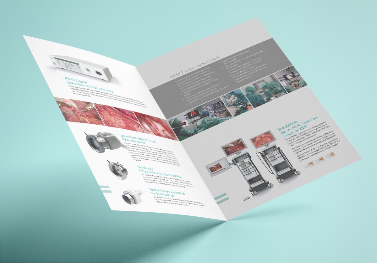 XION Produktlaunch Broschüre Matrix