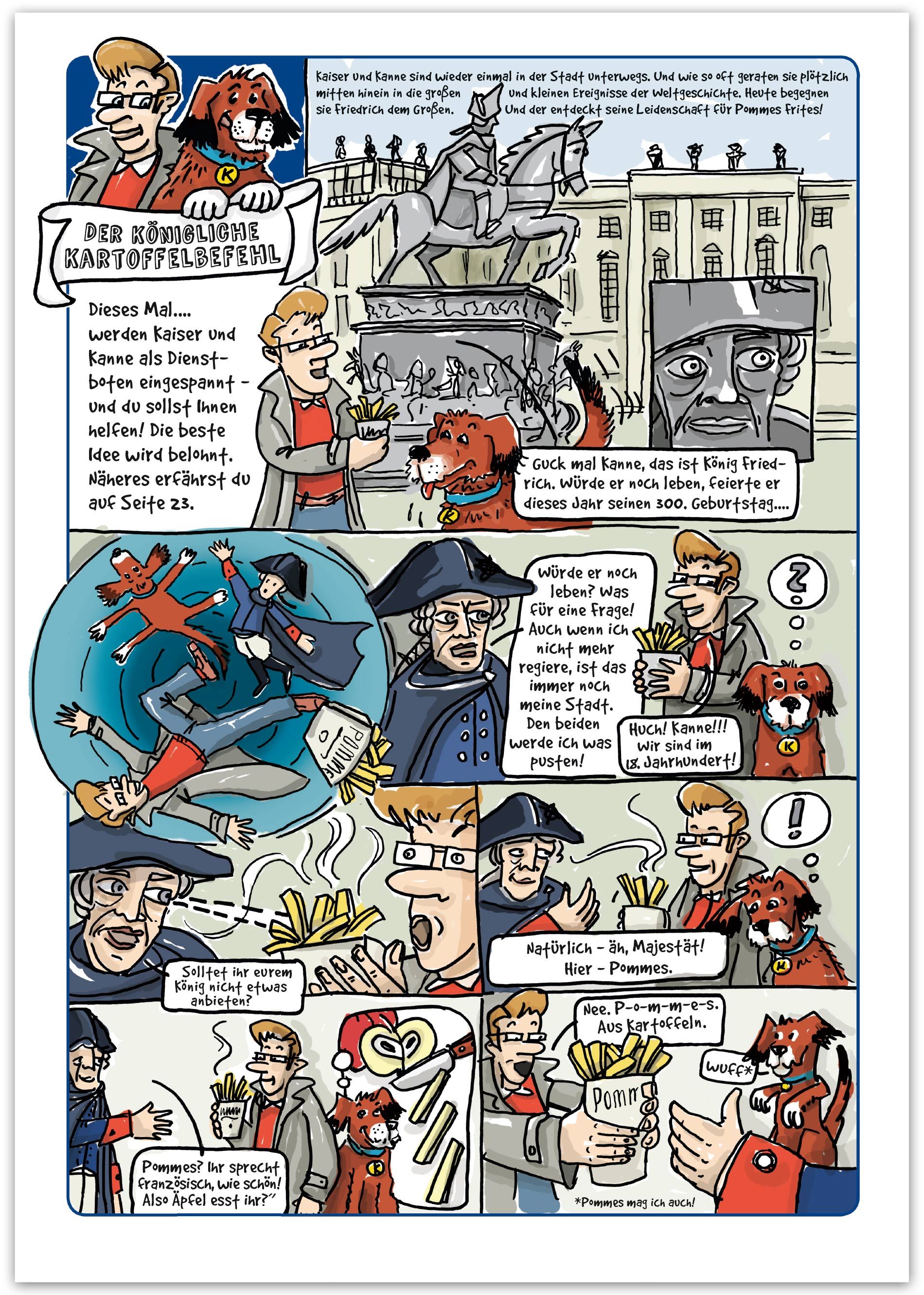 Comic-Illustration Seite 1
